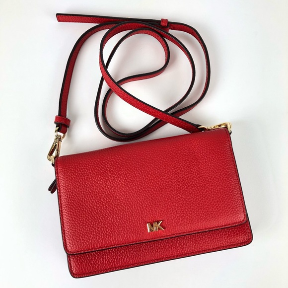 Michael Kors Handbags - MK Pebbled Leather Convertible Crossbody Purse